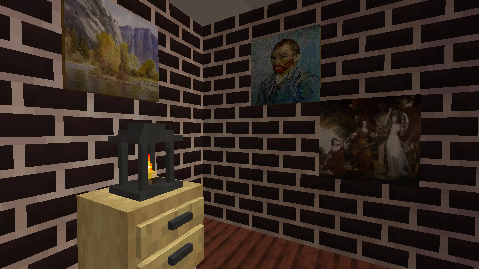 New HD Paintings — скриншот 4 (Моды, Minecraft)