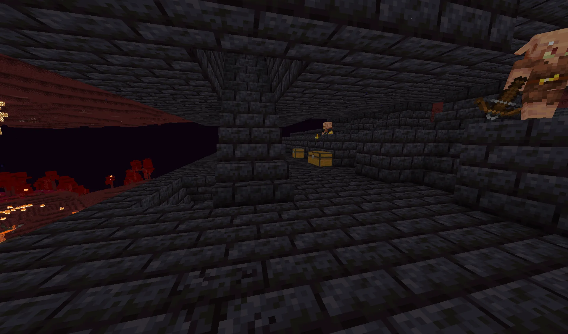 Bastion Remnant Hoglin Stable Reforged — скриншот 3 (Дата-паки, Minecraft)