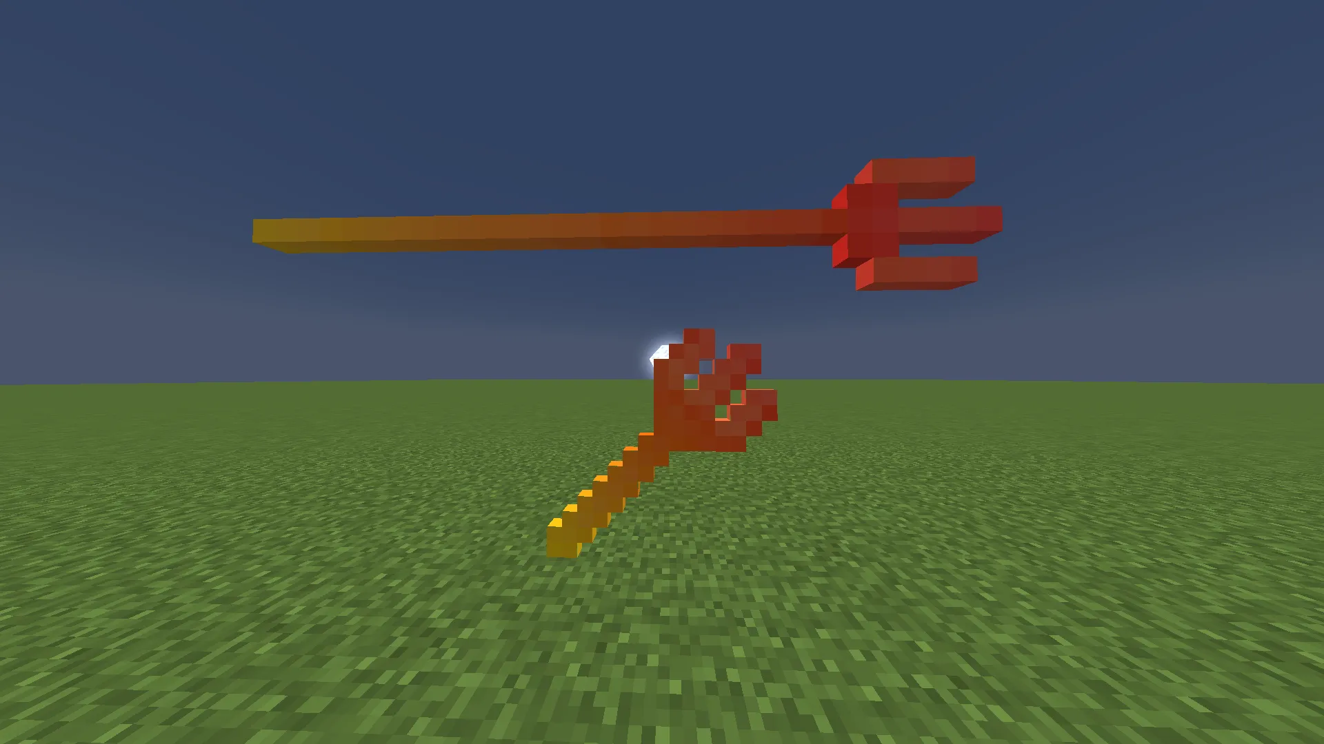 Fire Trident — скриншот 1 (Текстуры, Minecraft)