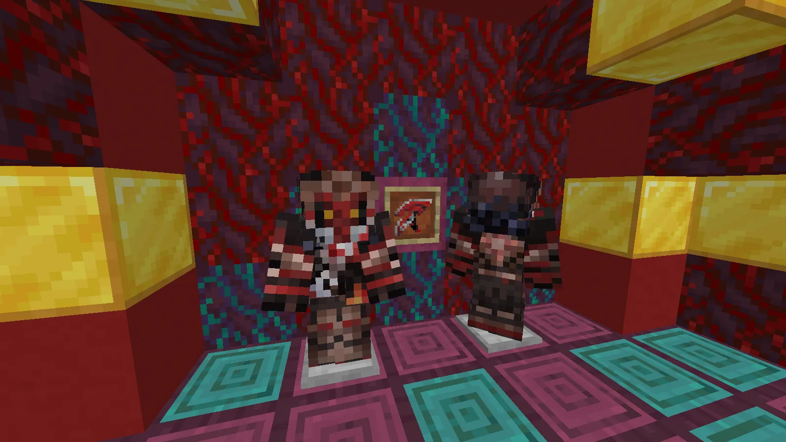 Fatui Pyro Agent armor — скриншот 1 (Текстуры, Minecraft)