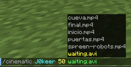 Cinematics, Моды, Minecraft