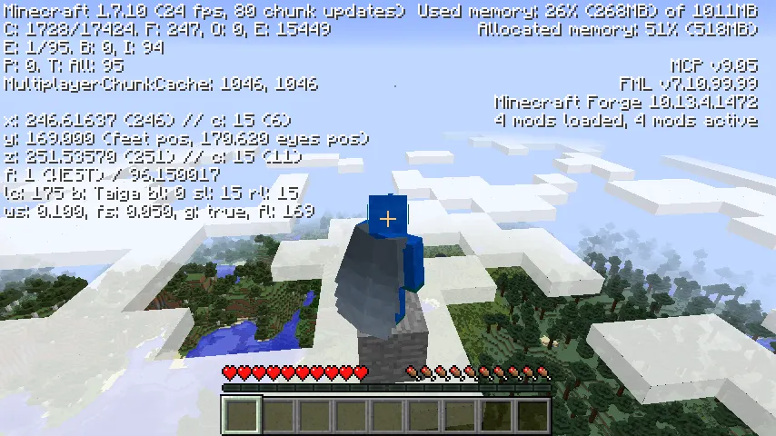 Backlytra — скриншот 2 (Моды, Minecraft)