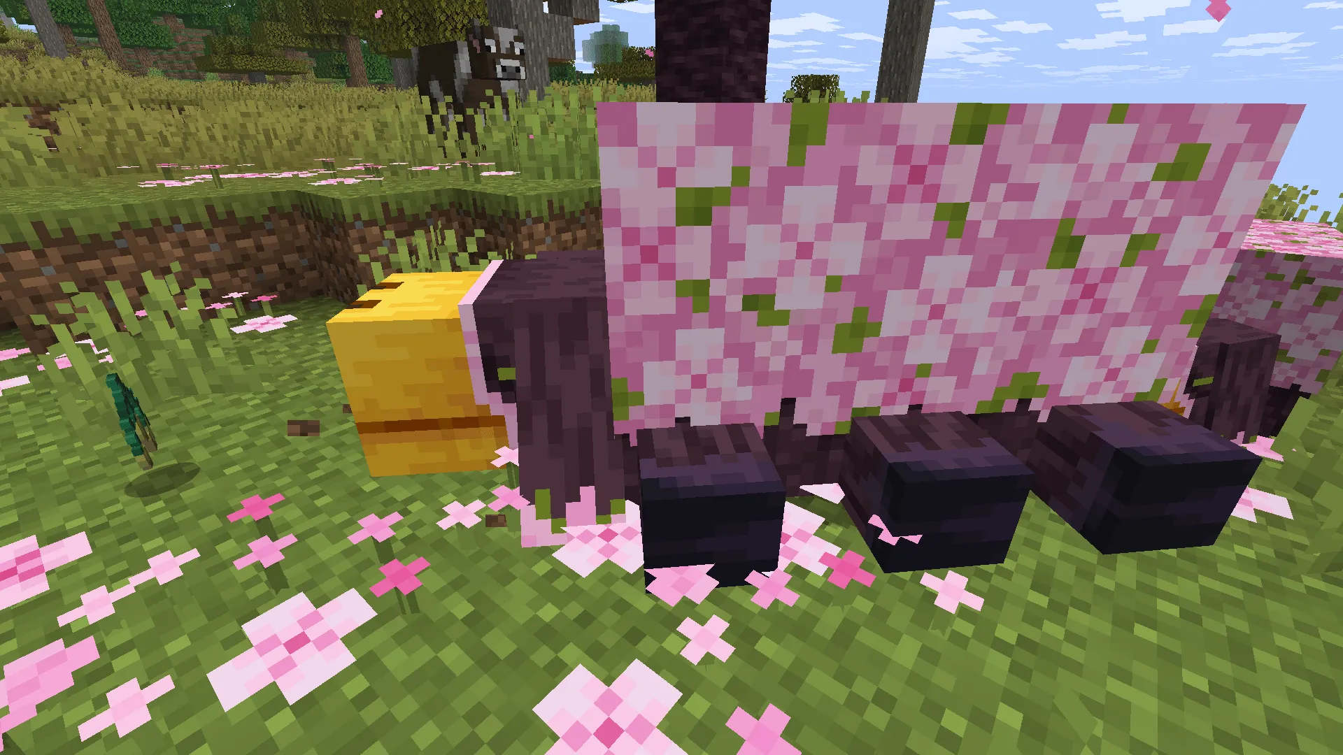 Cherry Grove Sniffer — скриншот 5 (Текстуры, Minecraft)