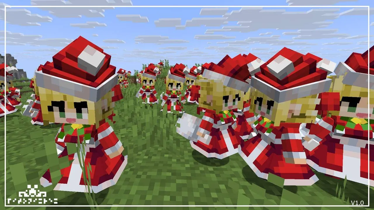 Padoru Padoru!, Текстуры, Minecraft