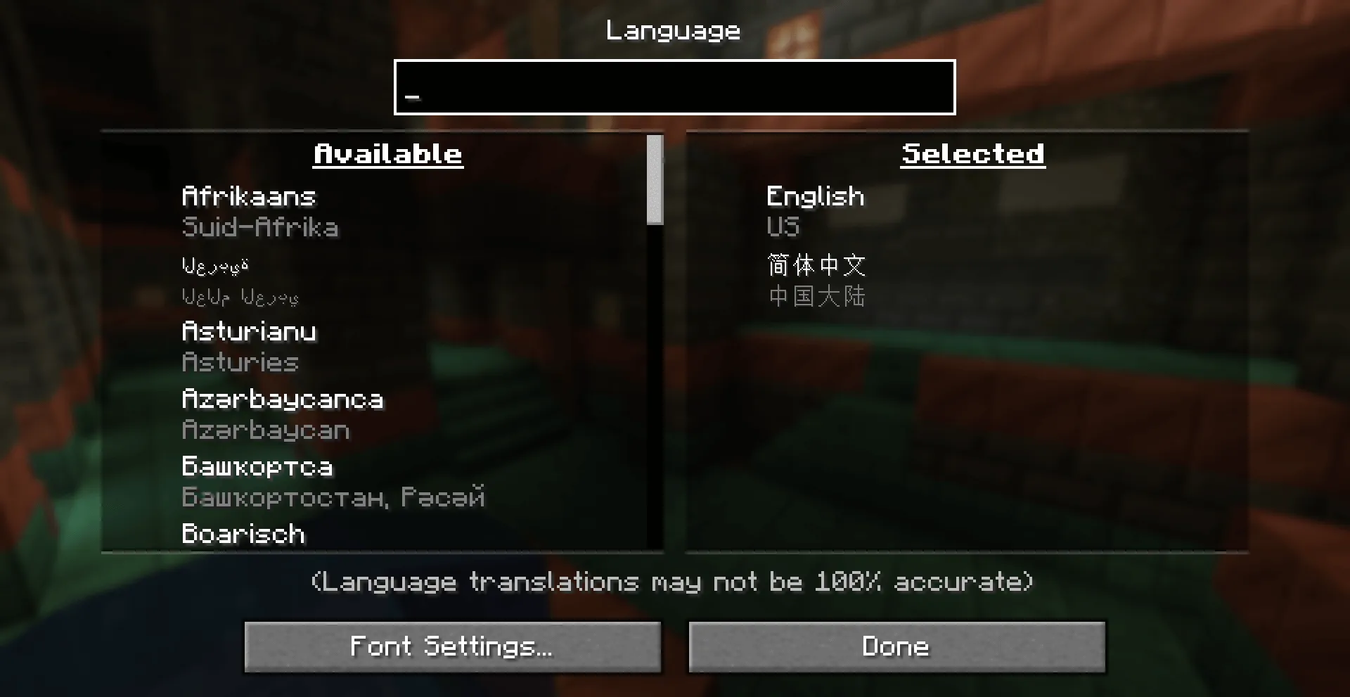 Neo Language Reload, Моды, Minecraft