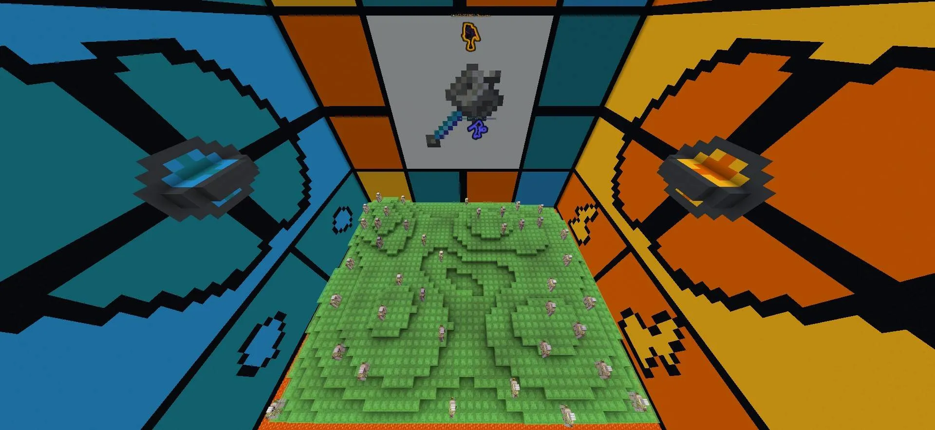 Mace Blasters, Карты, Minecraft