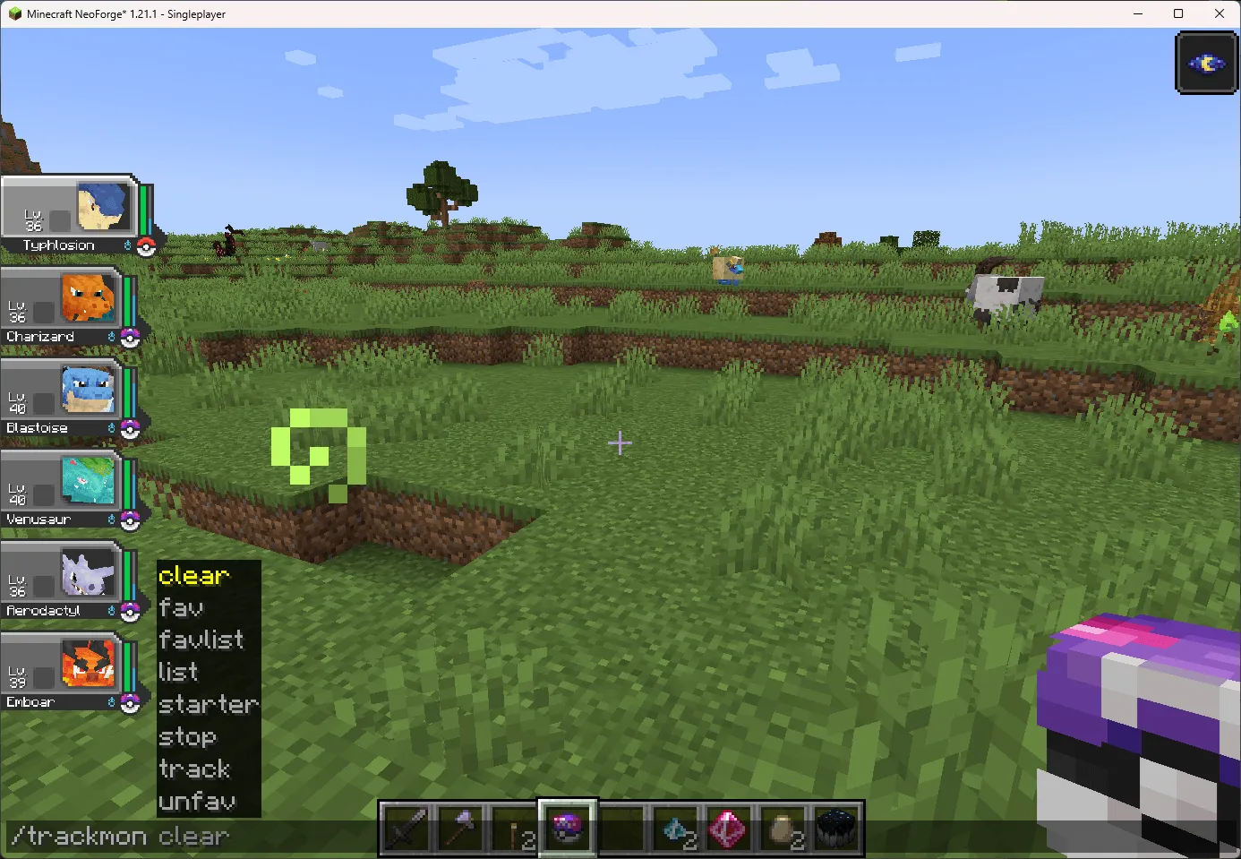 Cobblemon Trackmon, Моды, Minecraft