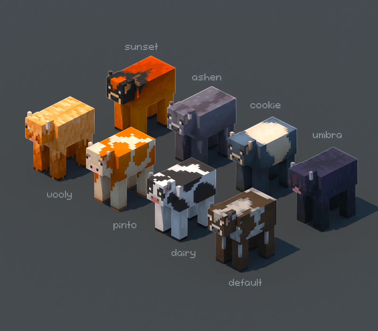 More Mob Variants Passive Edition, Моды, Minecraft