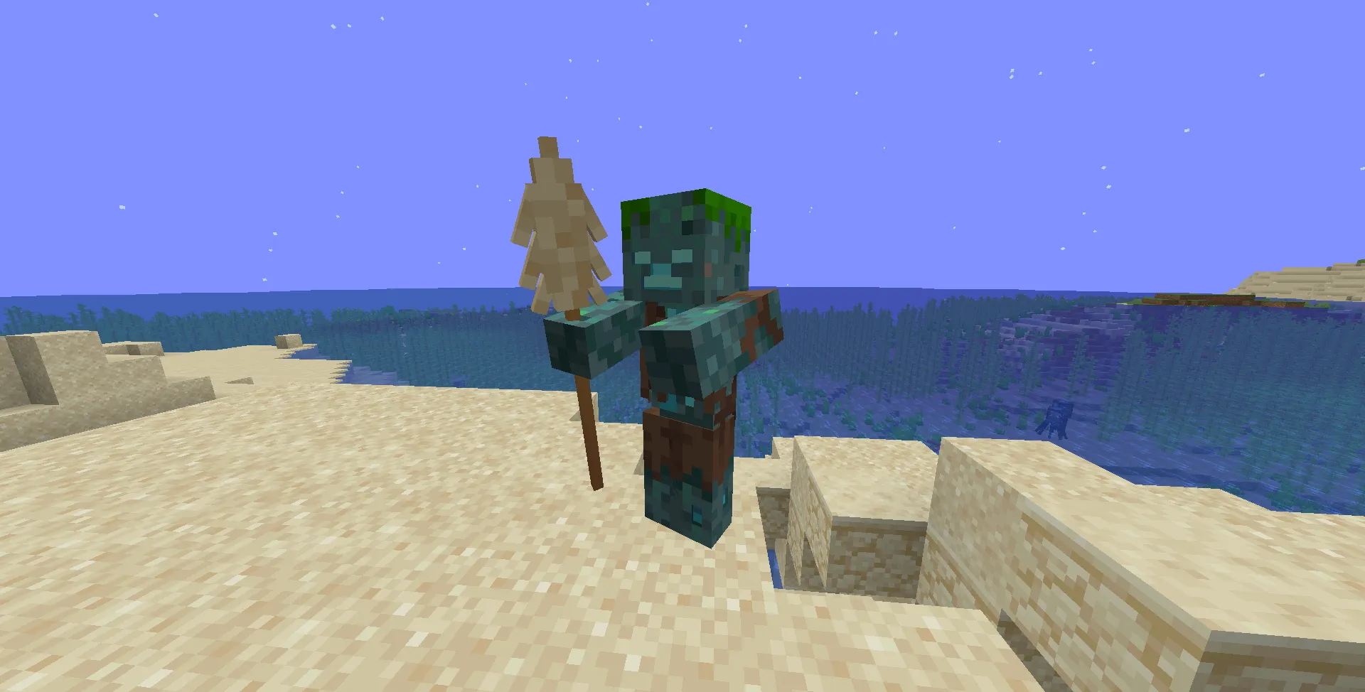 NOTLIVES's Ancient harpoon-Trident — скриншот 2 (Текстуры, Minecraft)