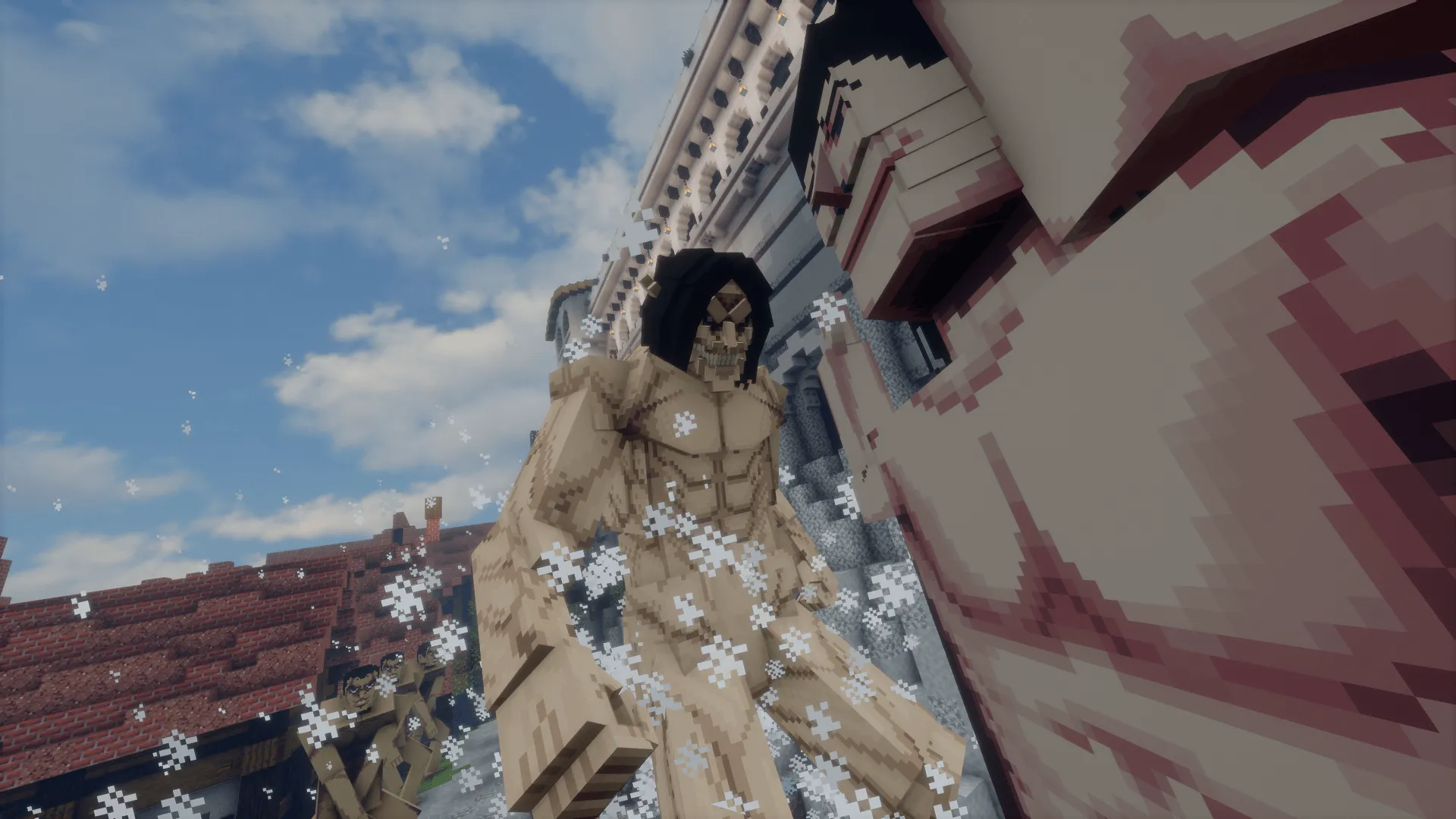 Shingeki no Kyojin (Attack on Titan) — скриншот 2 (Модпаки, Minecraft)