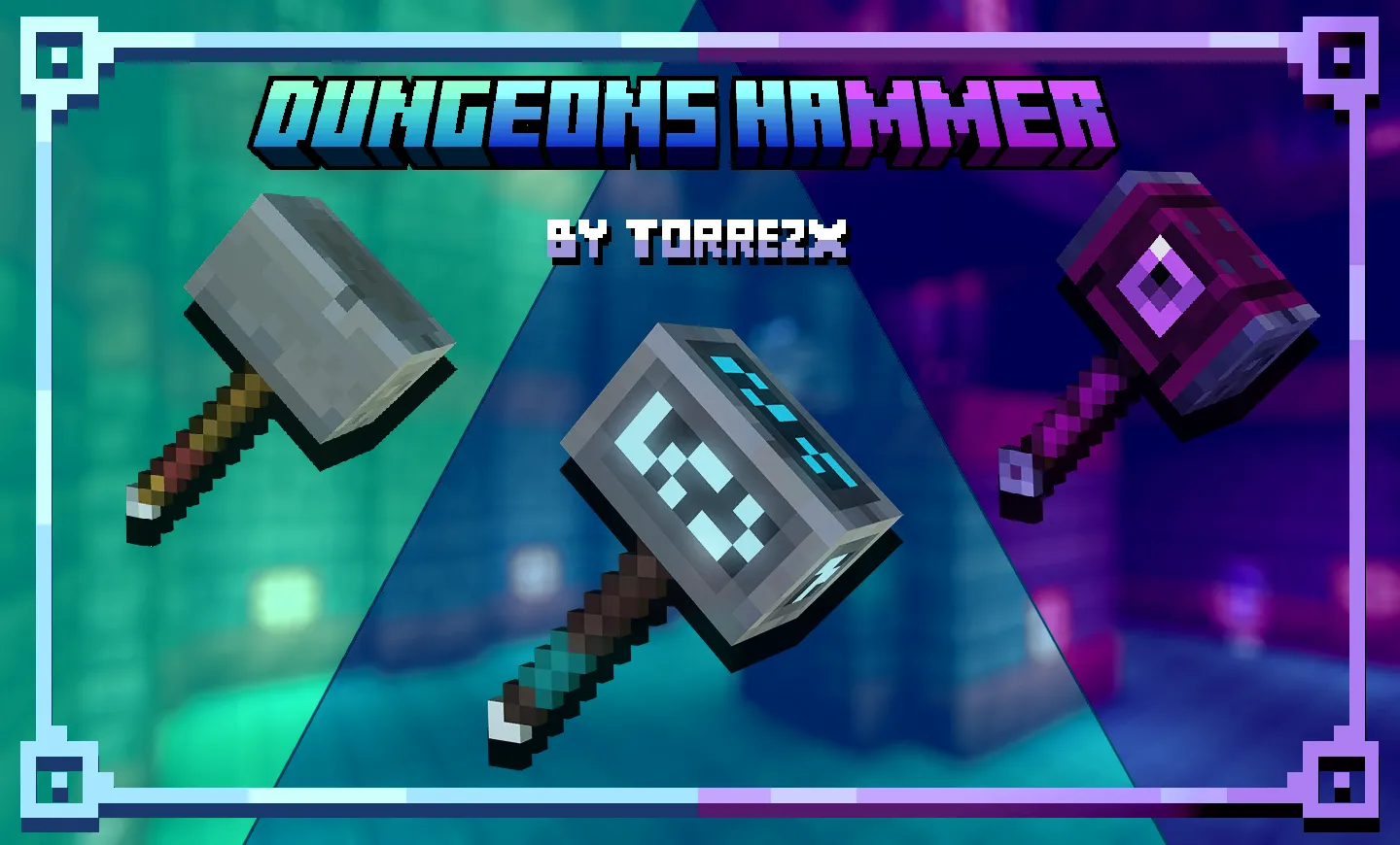 Torrezx-Dungeons hammer — скриншот 1 (Текстуры, Minecraft)