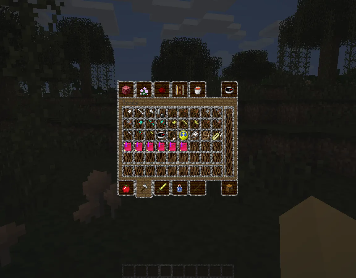 Contrast Dark (Pine) — скриншот 1 (Текстуры, Minecraft)