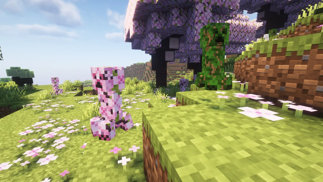 Leafy Creepers, Текстуры, Minecraft