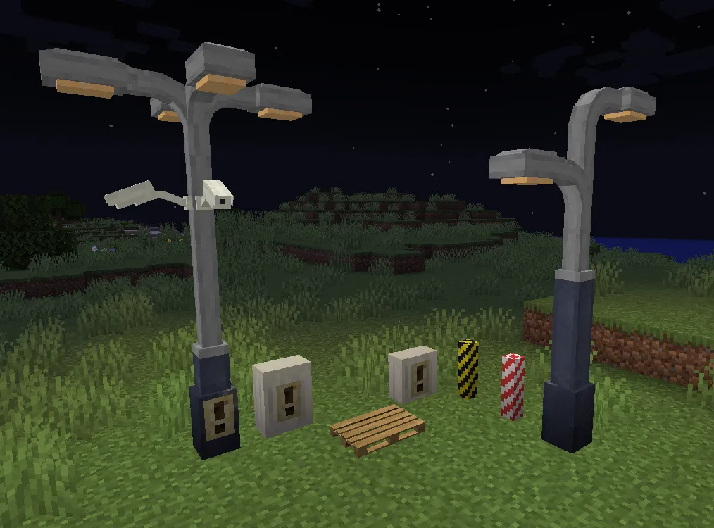 IndustrialDeco (Street Lamps), Моды, Minecraft