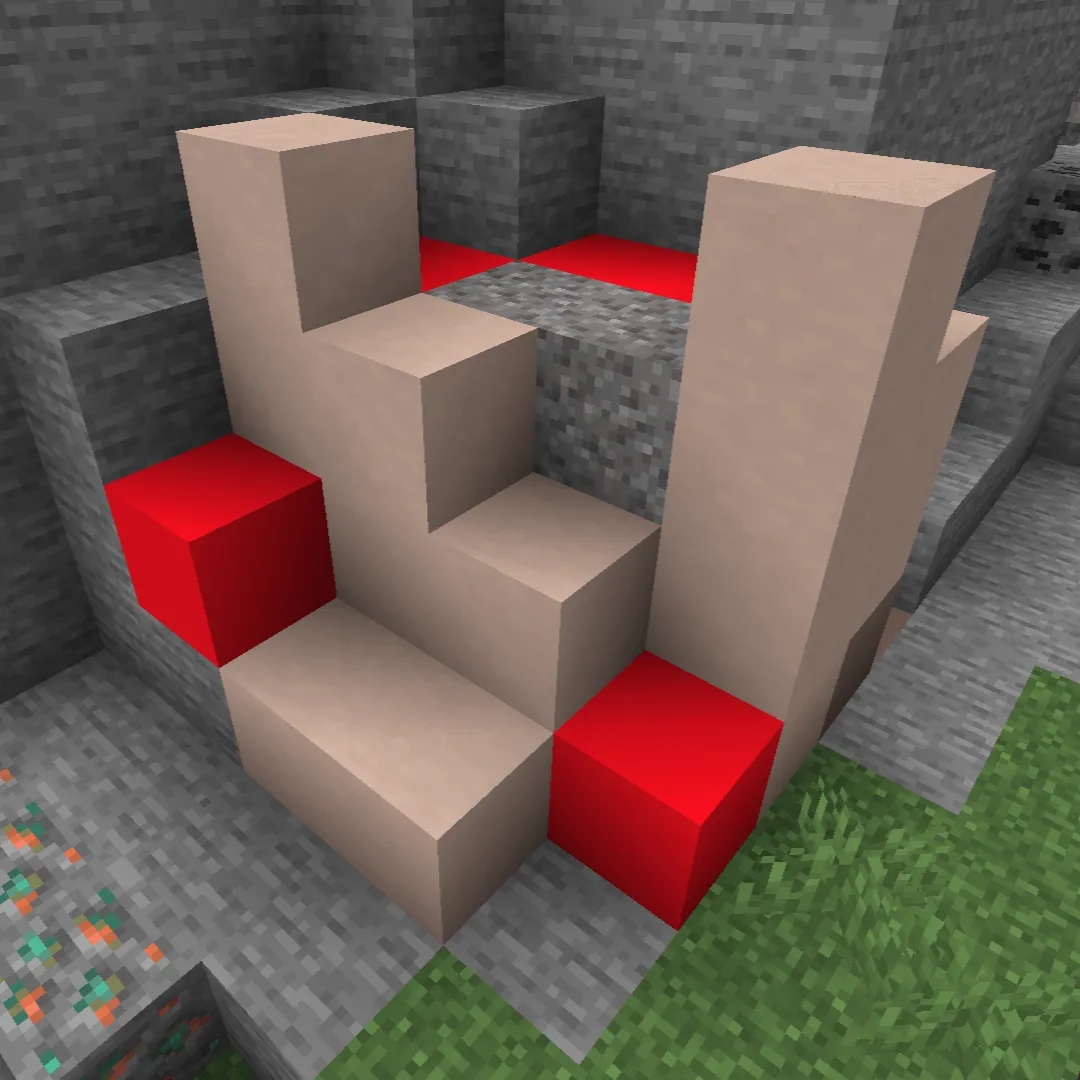 Suspicious Blocks Full Red — скриншот 2 (Текстуры, Minecraft)