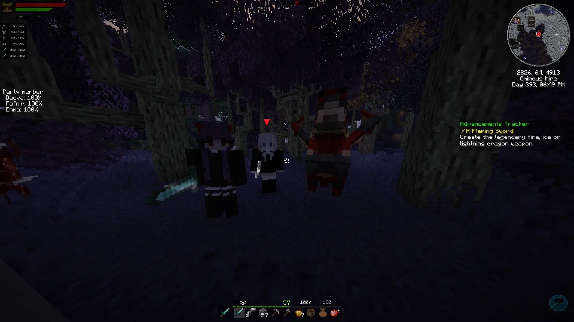 Luminous Swordsman - Curse of the Undead — скриншот 1 (Модпаки, Minecraft)