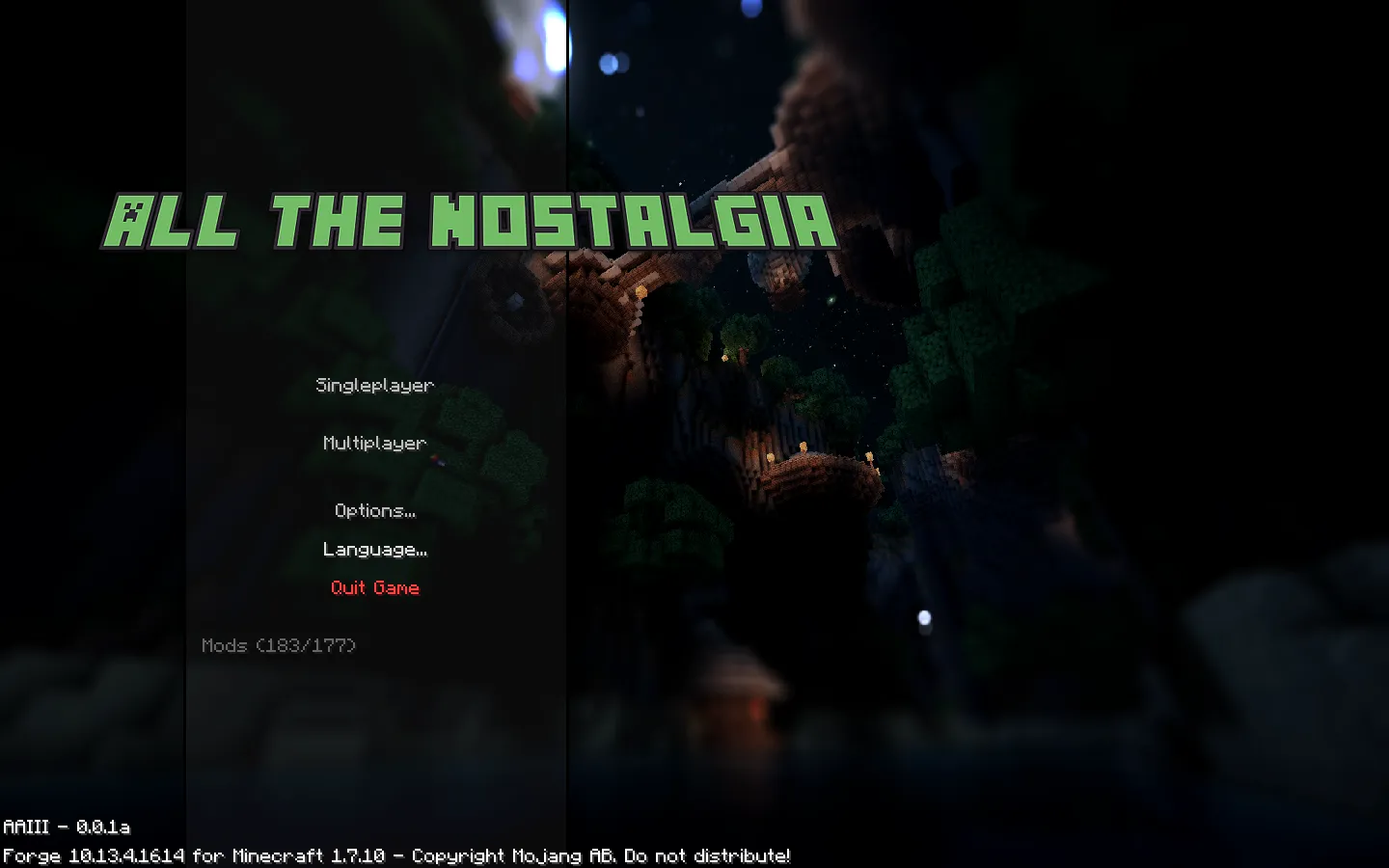 All The Nostalgia — скриншот 1 (Модпаки, Minecraft)