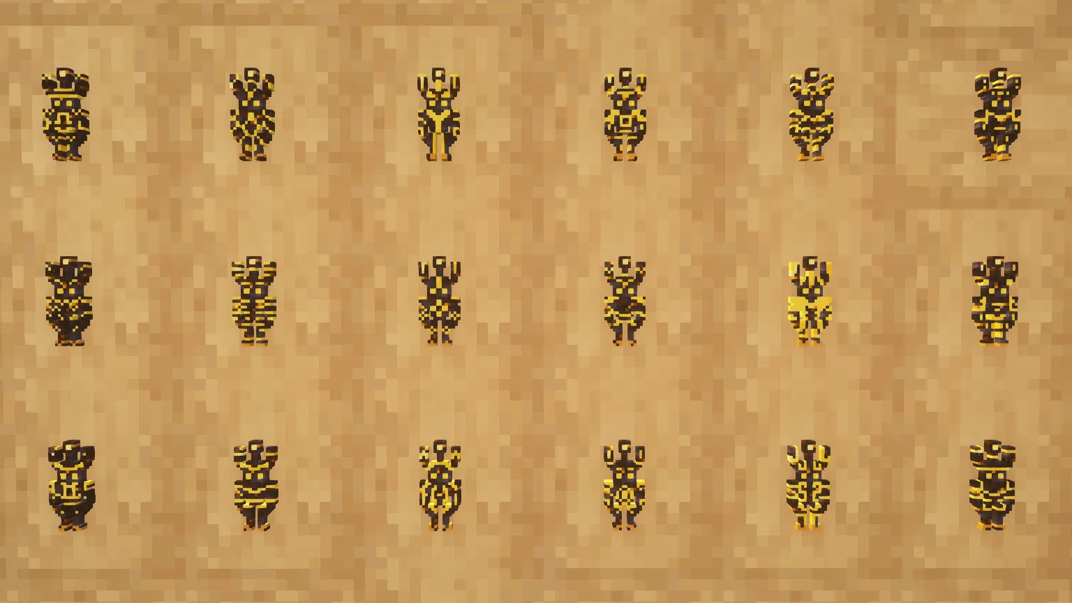 Glowing Trim Totem, Текстуры, Minecraft