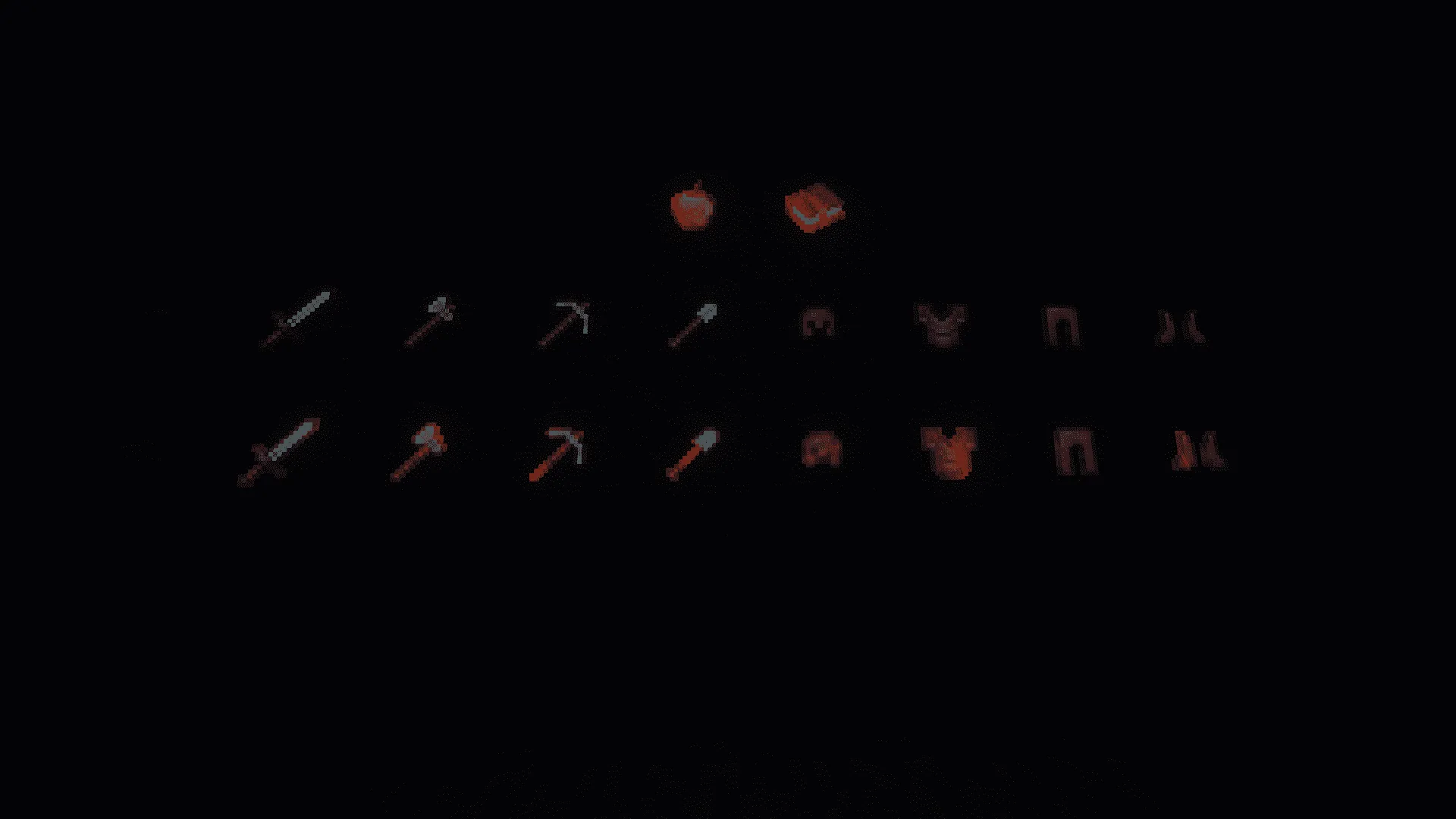 Red Enchantment Glint Texture — скриншот 1 (Текстуры, Minecraft)