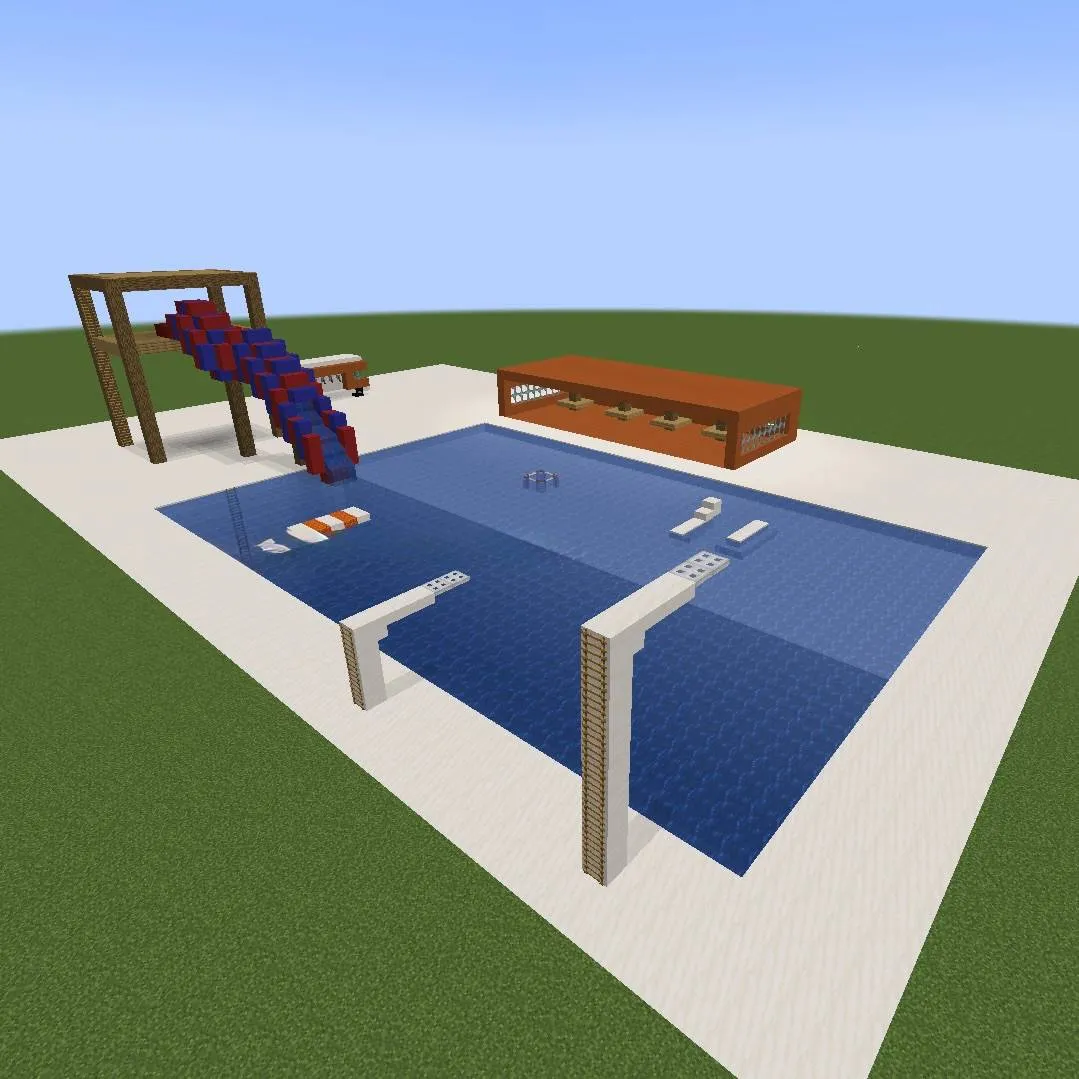 Water Park — скриншот 1 (Карты, Minecraft)