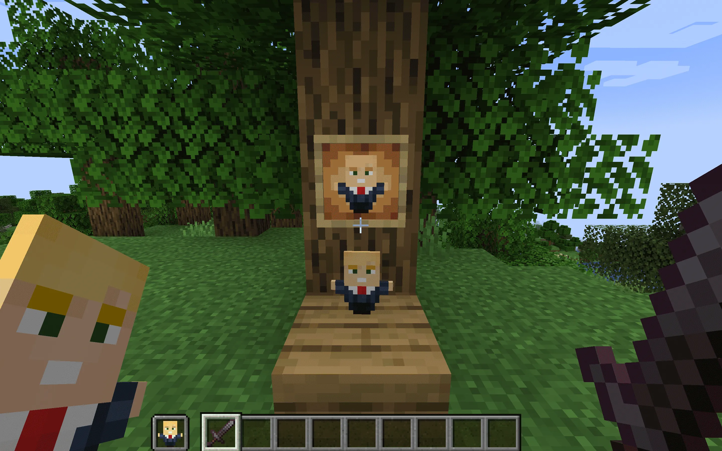 Trump President Totem of Undying — скриншот 1 (Текстуры, Minecraft)