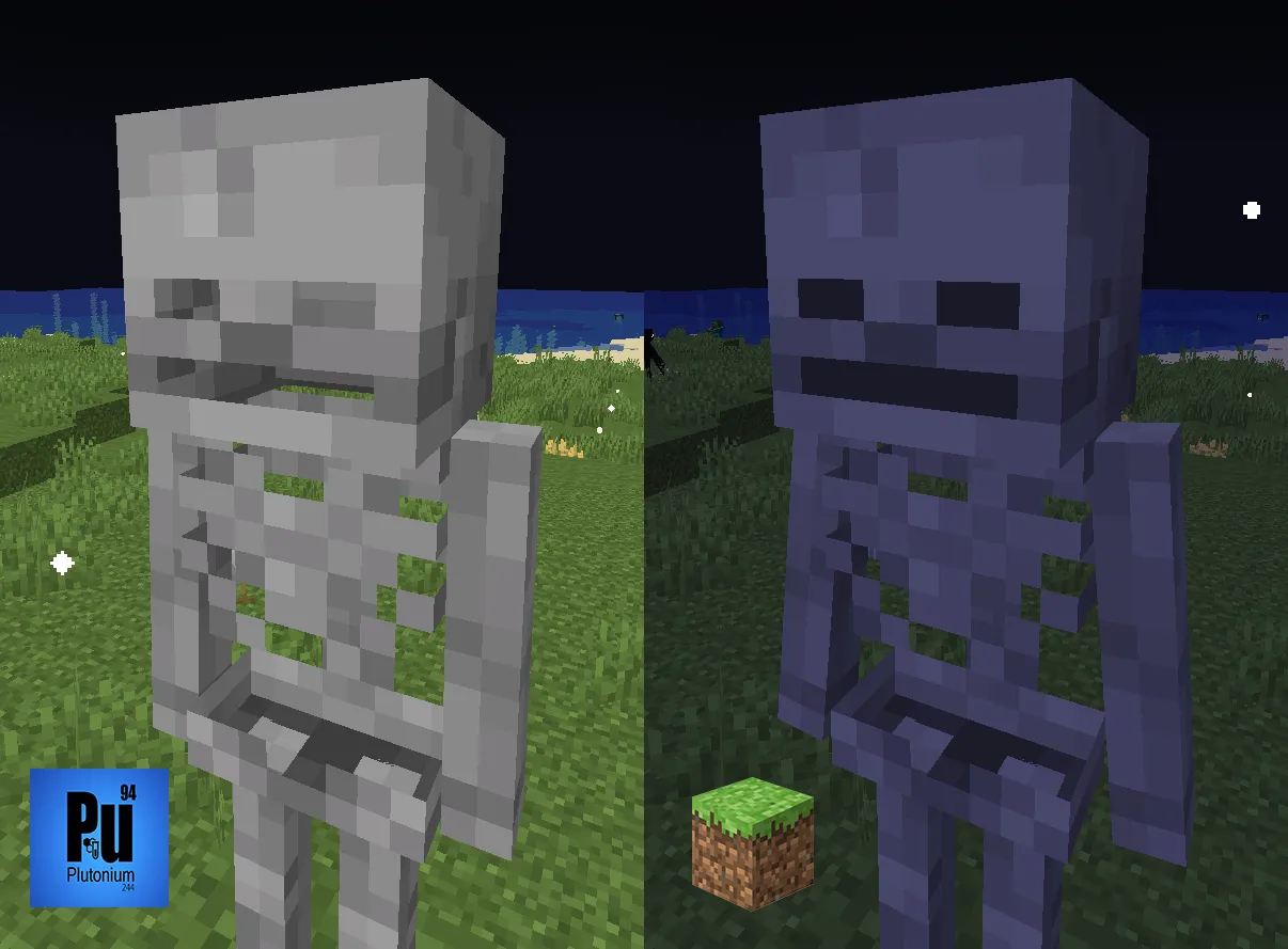 Plutonium, Текстуры, Minecraft
