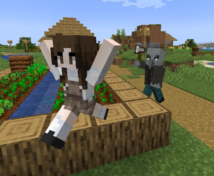 Omnix Girl Villagers, Текстуры, Minecraft