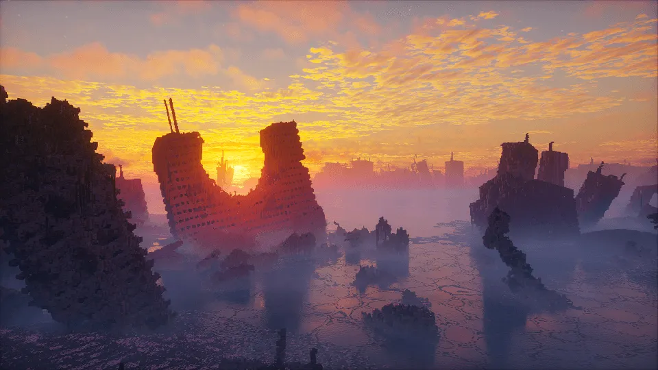 Tideworn - 8 sqkm Forgotten Flooded City — скриншот 11 (Карты, Minecraft)