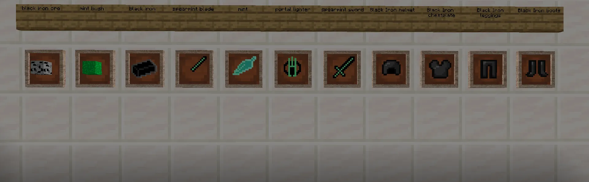 SpearMint Craft, Моды, Minecraft