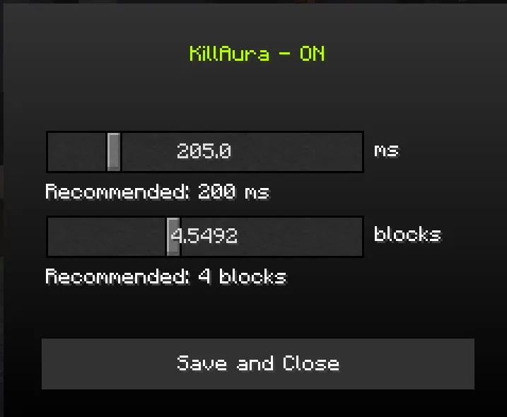 Advanced Kill aura, Моды, Minecraft