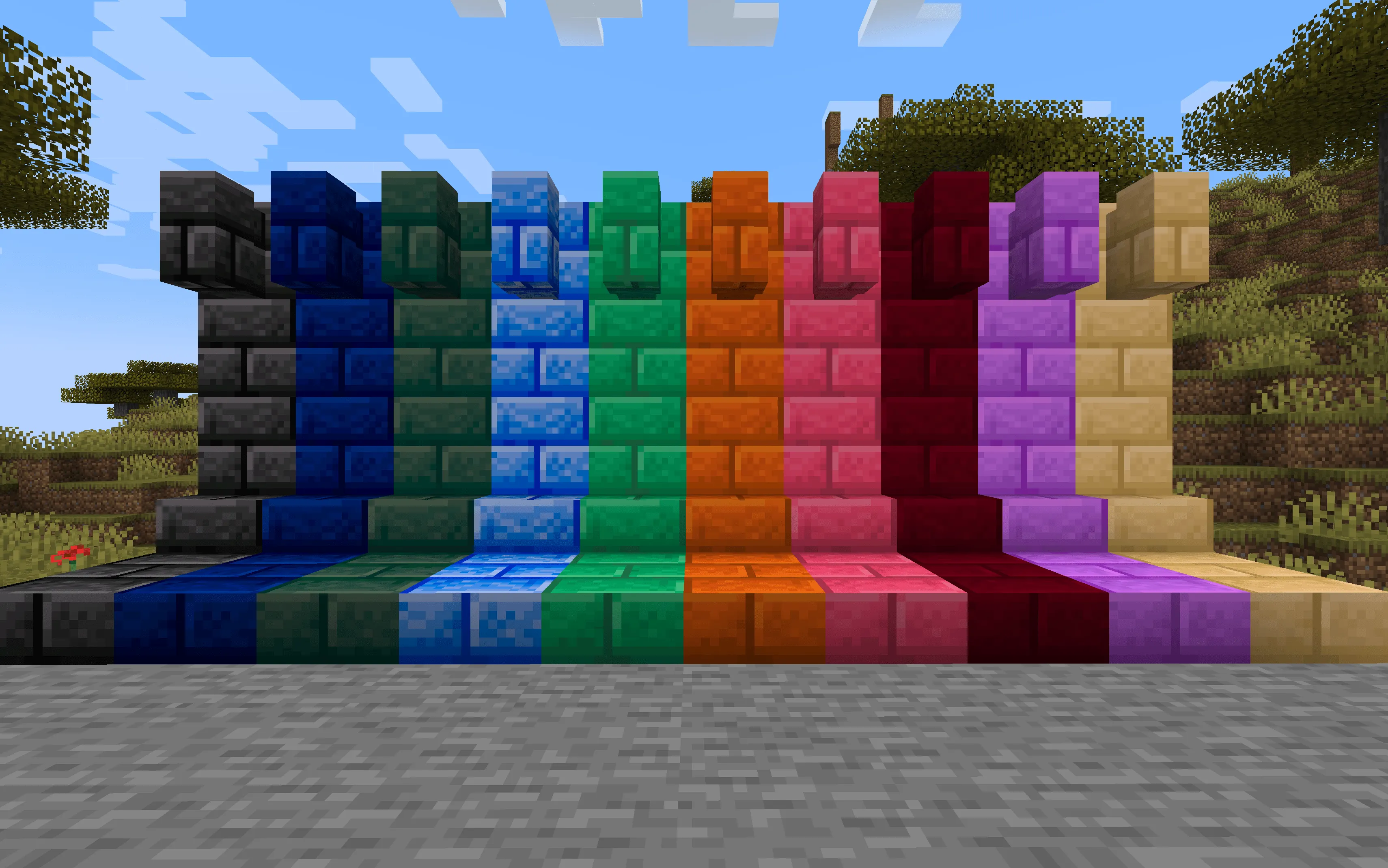 Colored Stone, Моды, Minecraft