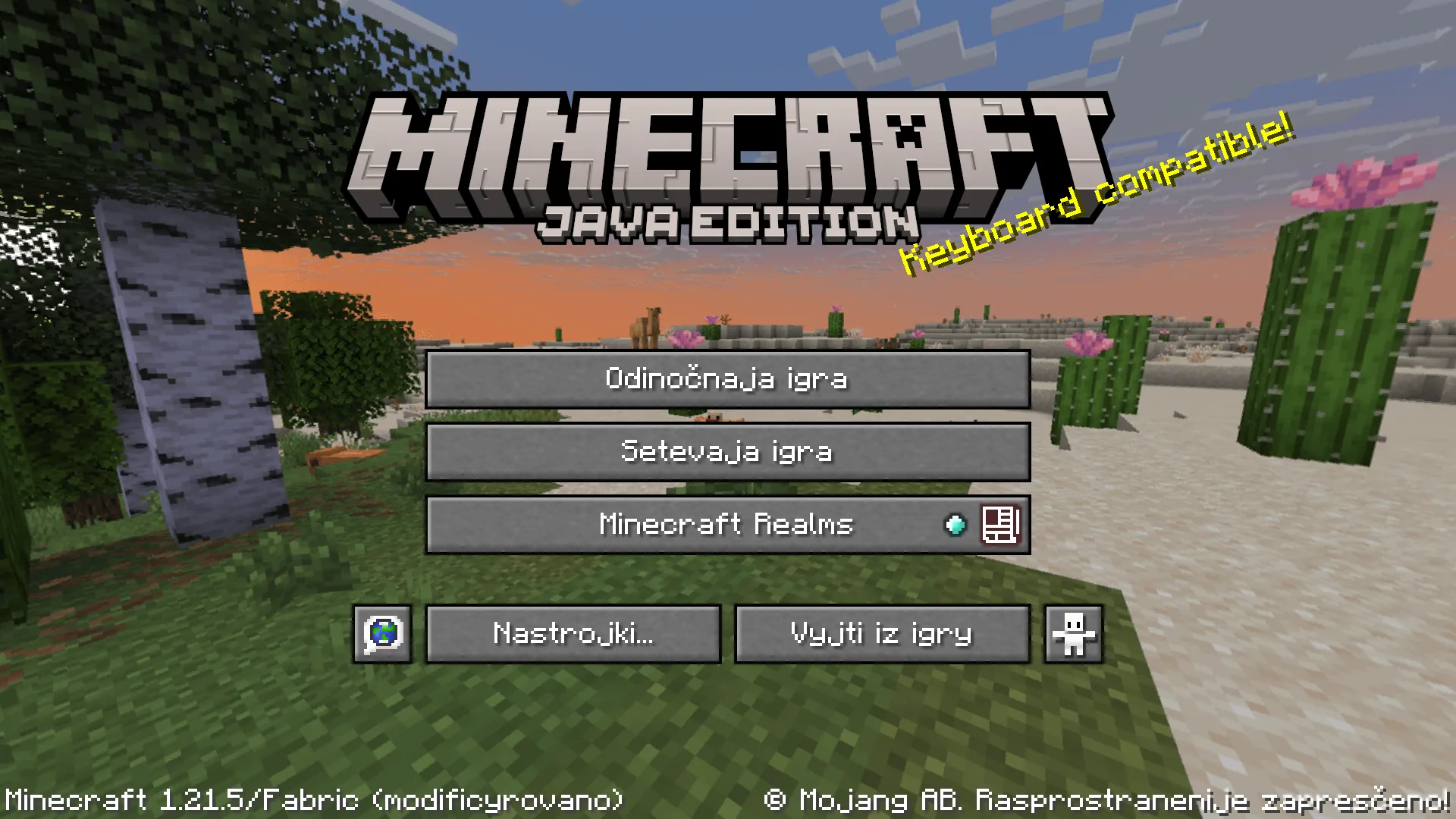 Russkaja Latinica (Russian Latin) — скриншот 1 (Текстуры, Minecraft)