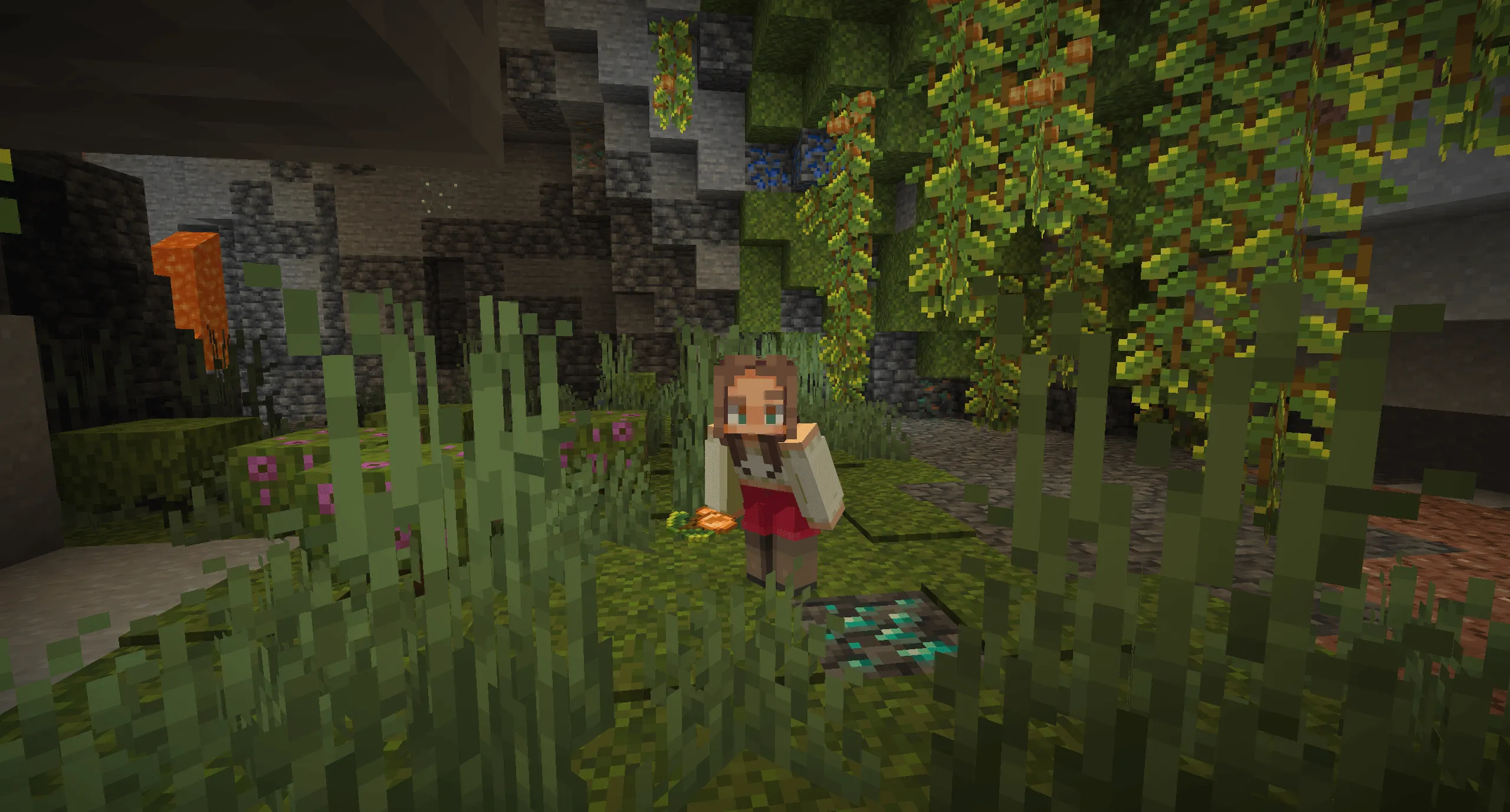 Cave Vines 3D — скриншот 5 (Текстуры, Minecraft)