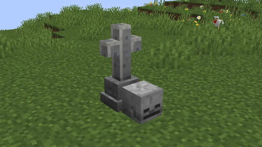 Tombstone Craft - Lápide — скриншот 2 (Моды, Minecraft)