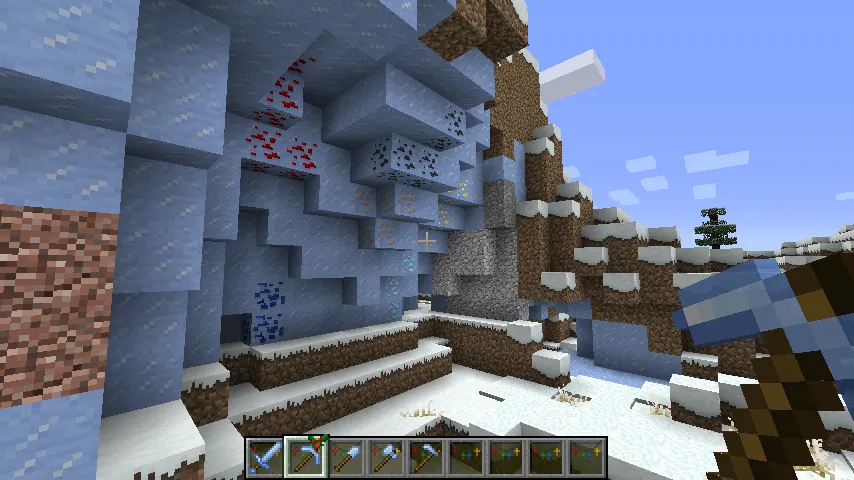 Default-Style Christmas Pack ADDON — скриншот 1 (Текстуры, Minecraft)