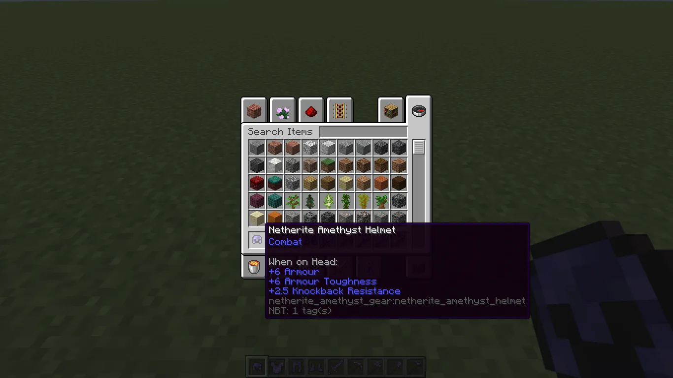 Netherite Amethyst Gear, Моды, Minecraft