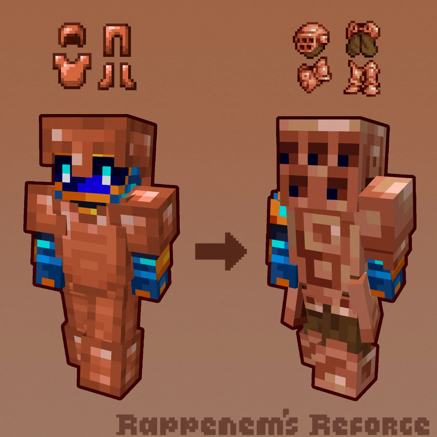 Rappenem's Reforge, Текстуры, Minecraft