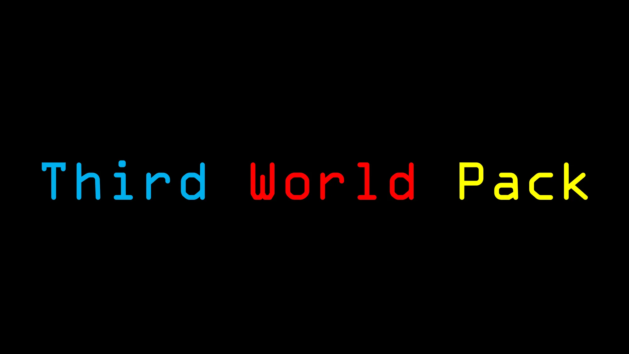 Third World Pack, Моды, Minecraft