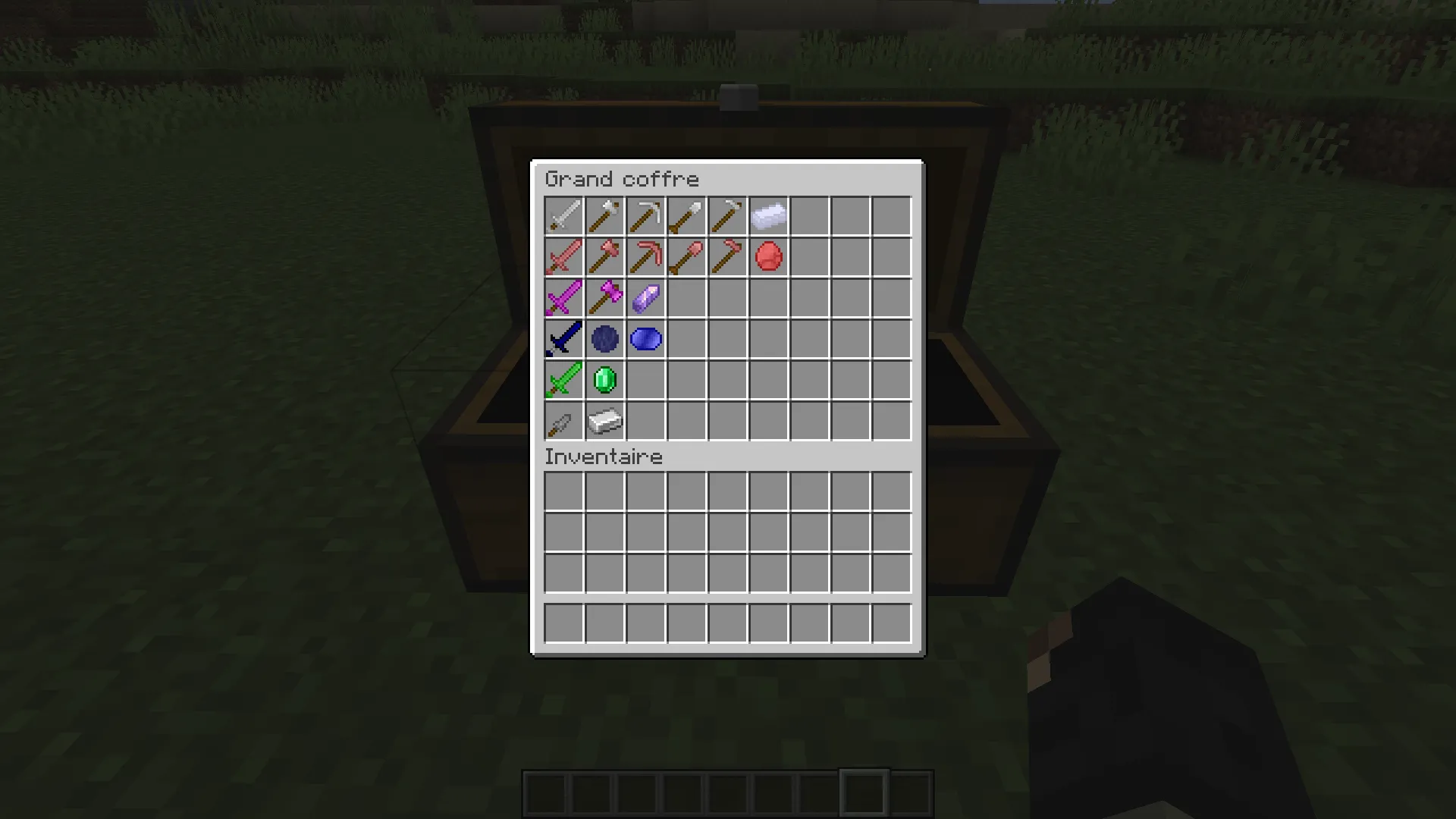 Nuage (Weapons, Armors and Ores), Моды, Minecraft