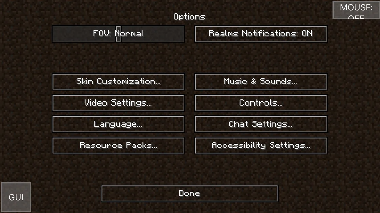 NS FAULT - TRANSPARENT UI JE, Текстуры, Minecraft