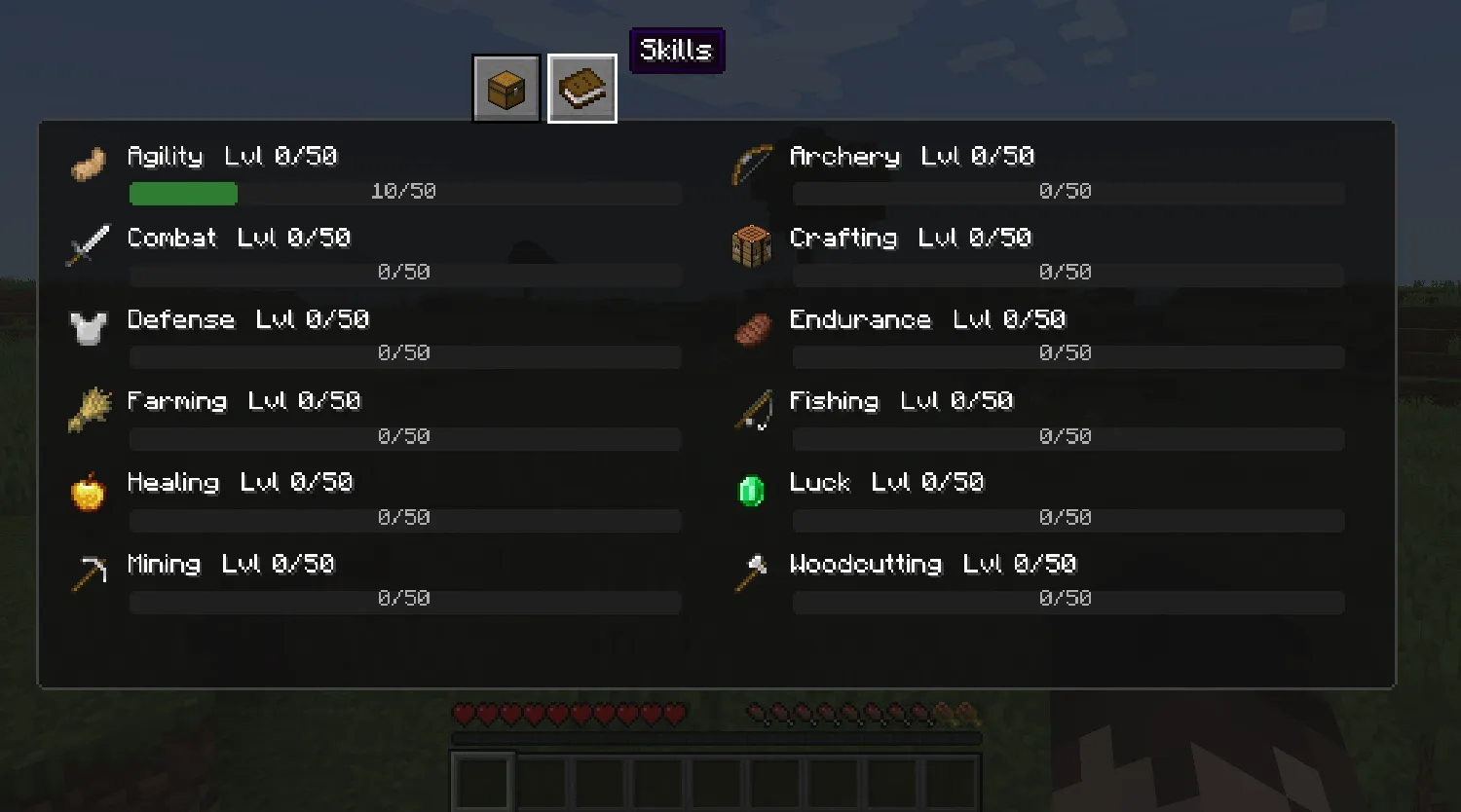 RpgLevel — скриншот 1 (Моды, Minecraft)