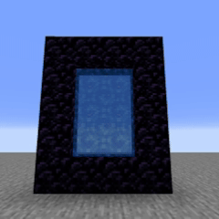 Blue Nether Portal — скриншот 2 (Текстуры, Minecraft)