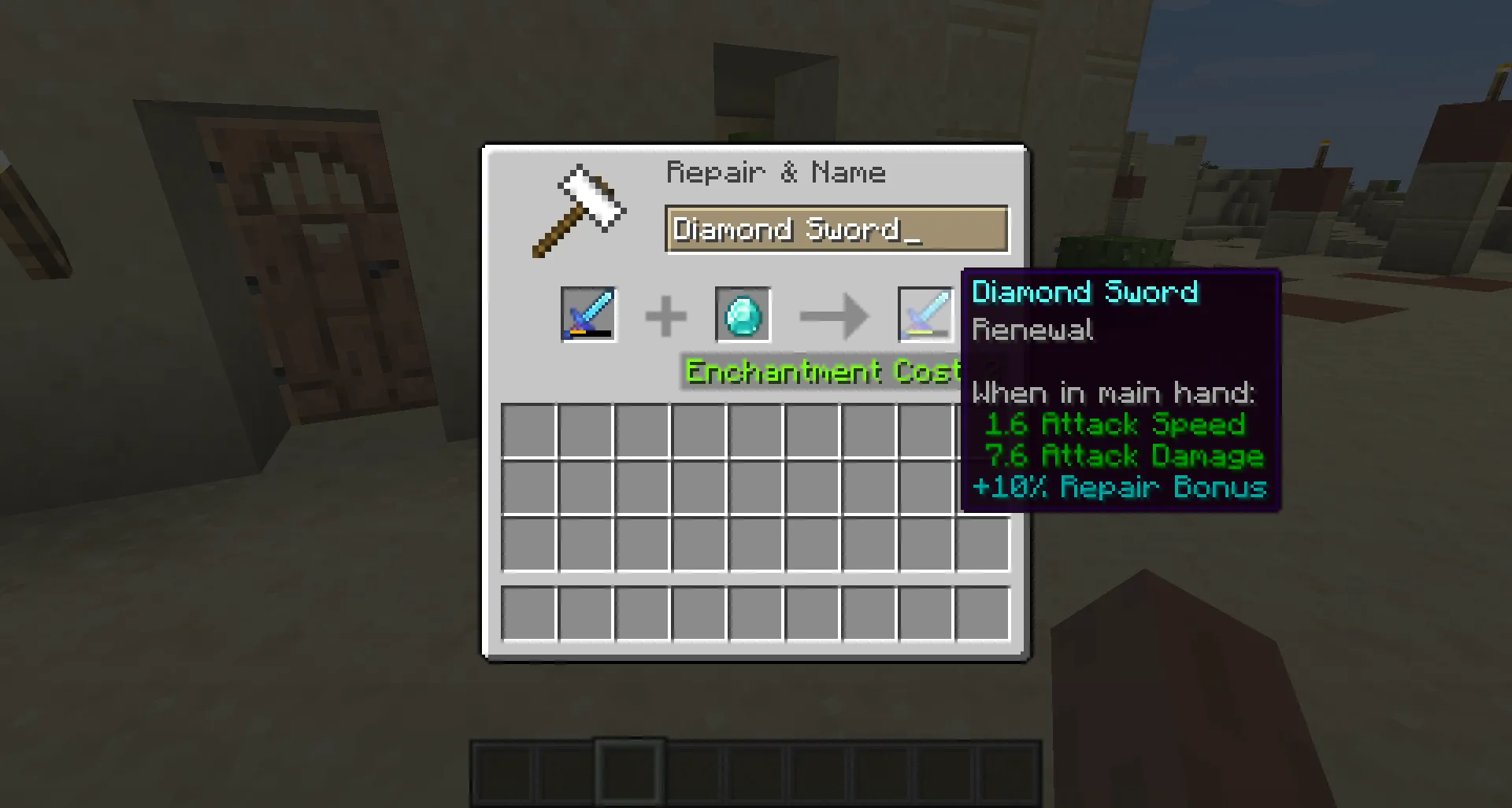 Mending Rework, Моды, Minecraft