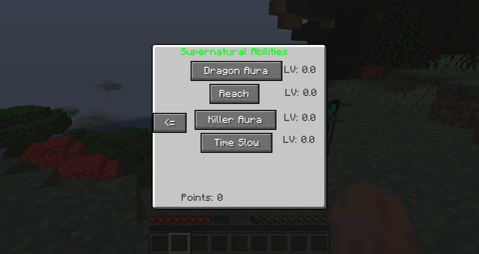 Supernatural Abilities, Моды, Minecraft