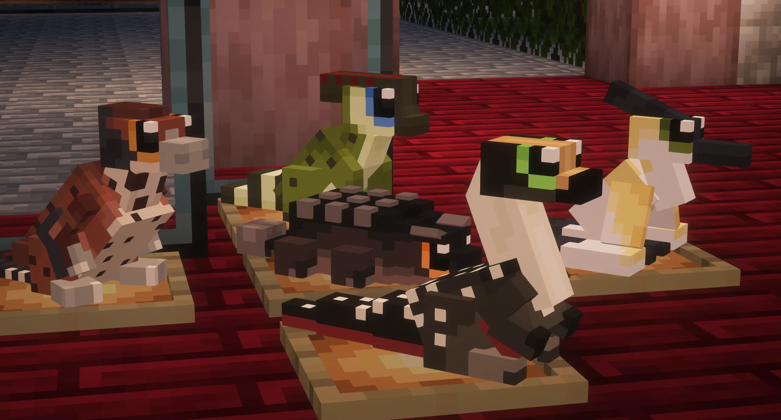 Buzzy's Dinosaur Plushies — скриншот 1 (Текстуры, Minecraft)