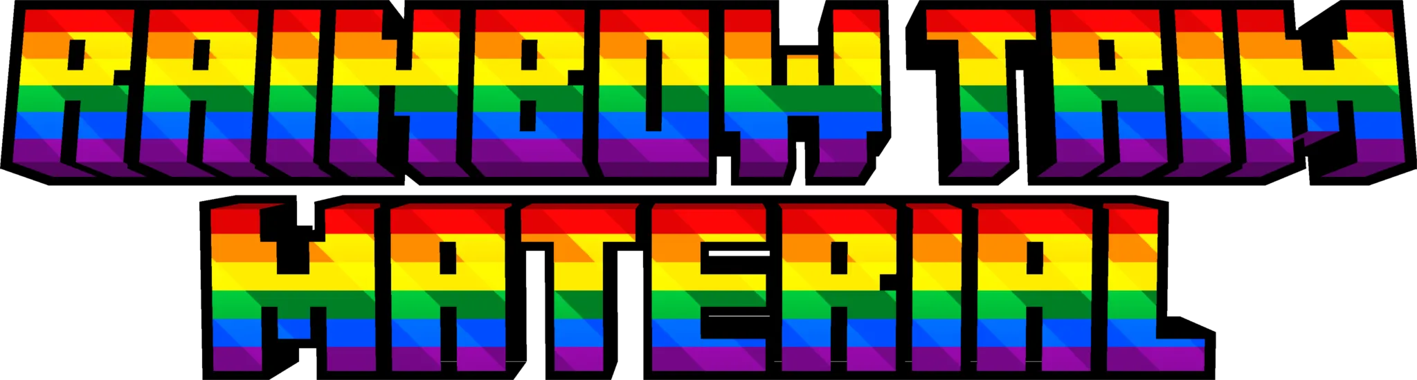 Rainbow trim material, Моды, Minecraft