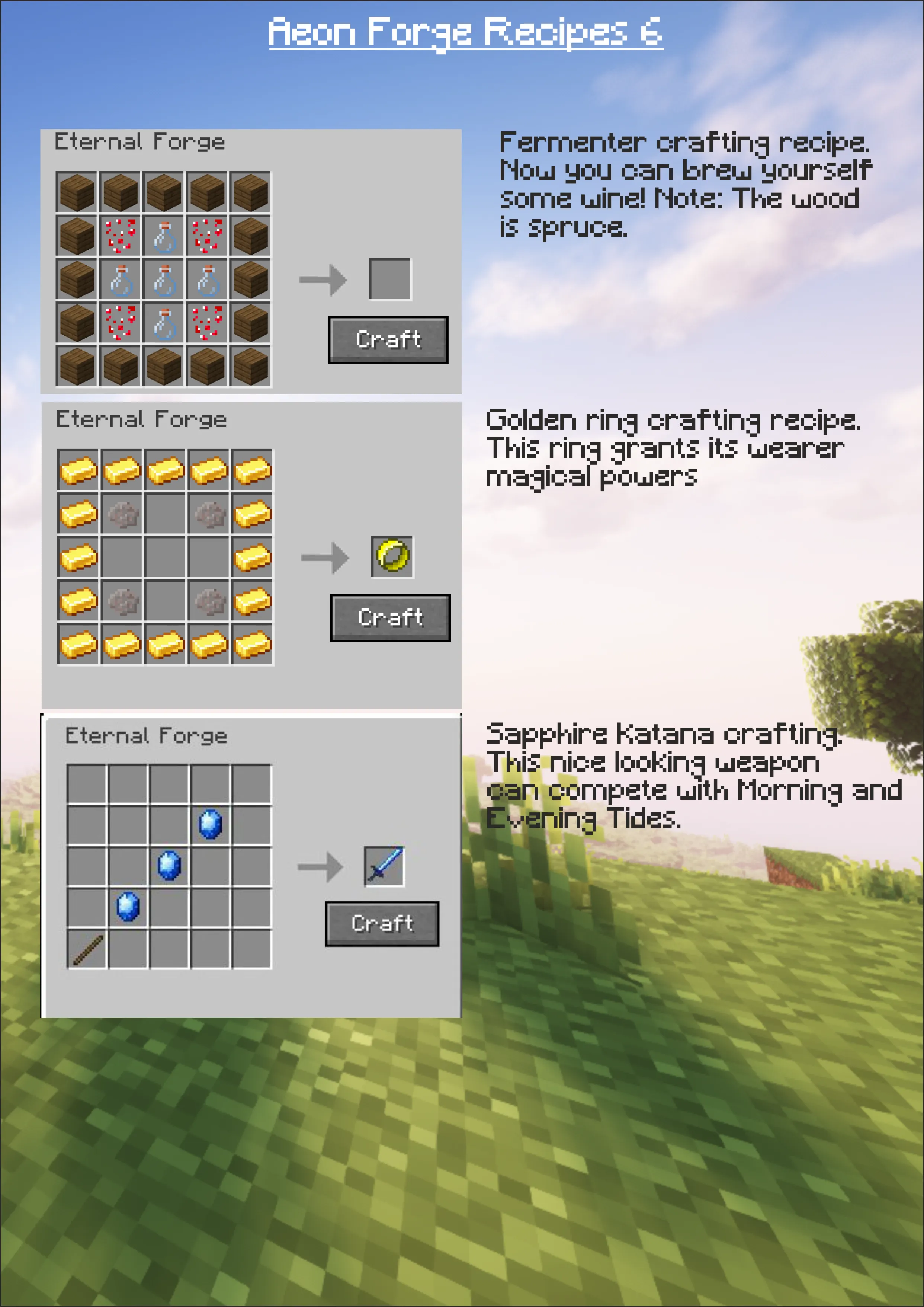 Diary of an Eight bit Warrior — скриншот 13 (Моды, Minecraft)