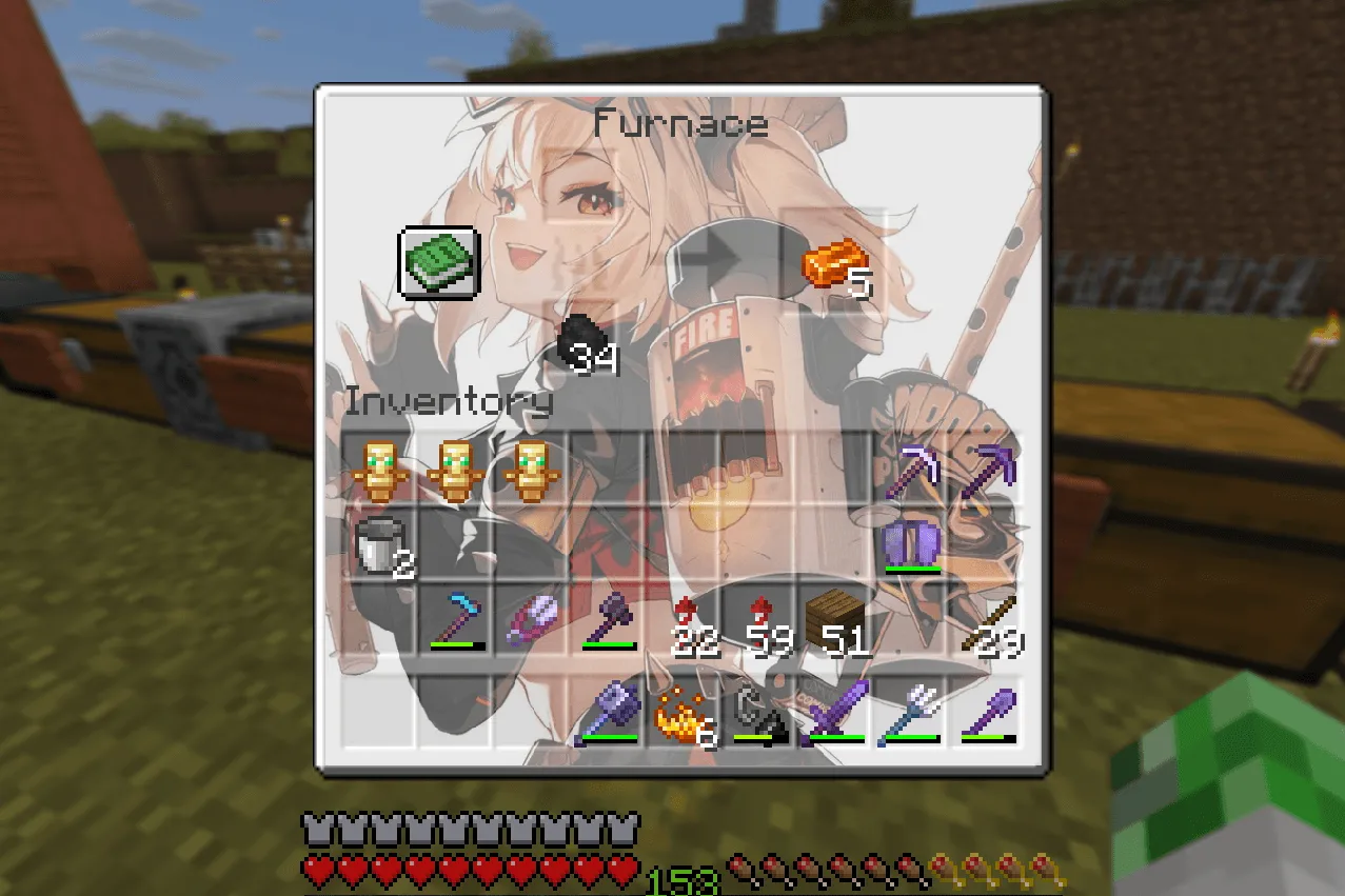 HD Burnice GUI — скриншот 8 (Текстуры, Minecraft)
