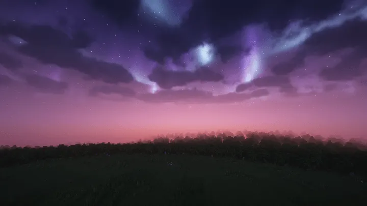 Heart of the Universe — скриншот 1 (Шейдеры, Minecraft)