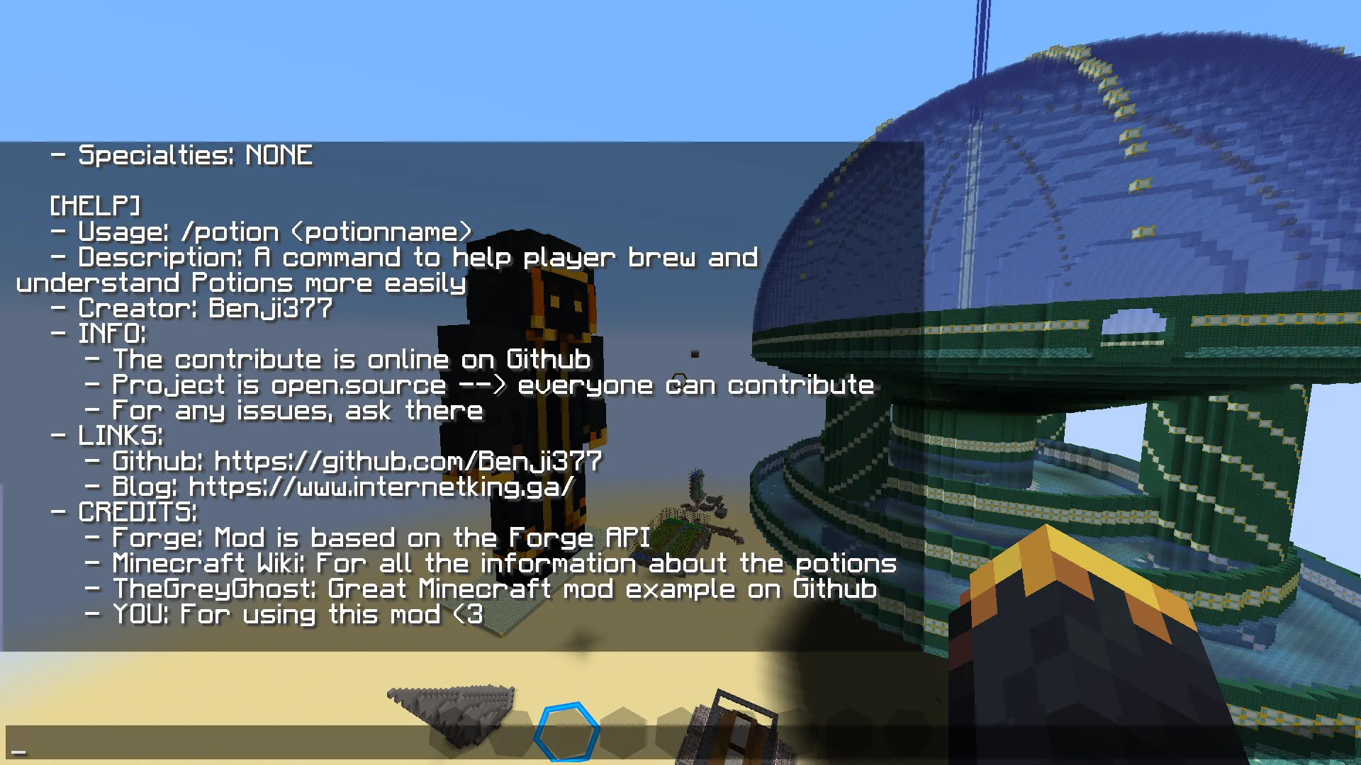 WikiMod, Моды, Minecraft